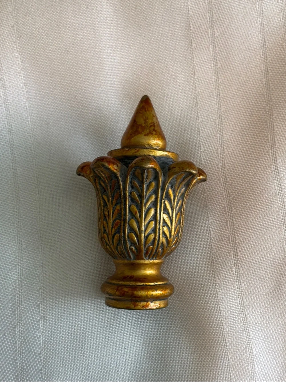 Ornate Gold Decorative Finial - Classic Home Accent
